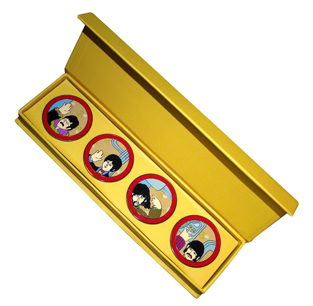 The Beatles - Yellow Submarine Portholes Pin Badge Set (Official Licensed)