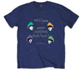 The Beatles - Happy Christmas T-Shirt Navy Blue (Official Licensed)