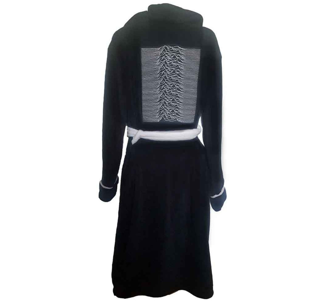 Official Joy Division 'Unknown Pleasures' Bathrobe - Post-Punk Gift | Rock