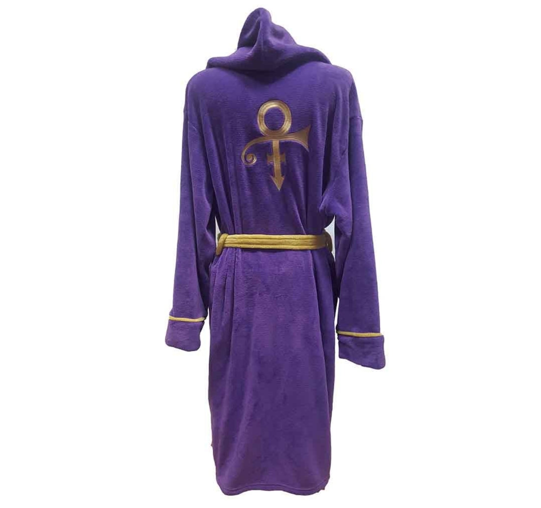 Official Prince Ultimate Lounge Bundle – Purple Rain Pyjama Set + Symbol Dressing Gown