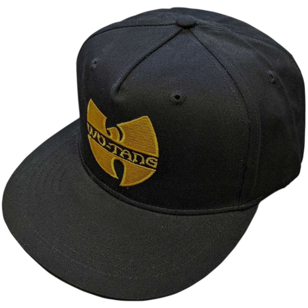 Official Licensed Wu-Tang Clan 'Logo' Snapback Cap - Unisex Black Front Logo