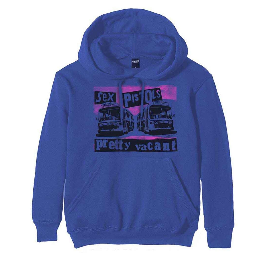 Official Sex Pistols 'Pretty Vacant Coaches' Pullover Hoodie - Anarchy | Punk