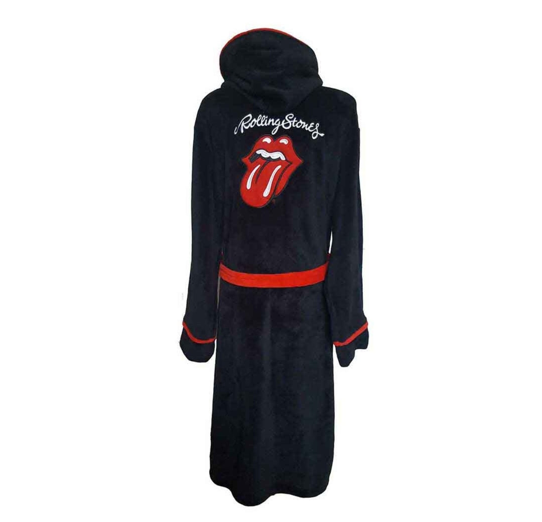 Official Rolling Stones Ultimate Dressing Gown Tongue Gift Bundle