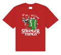 Official Stranger Things Ho Ho Hellfire Red Tee | Netflix