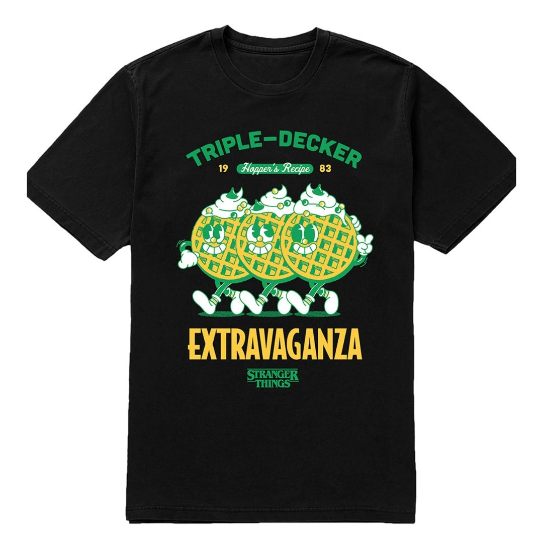 Official Stranger Things Ahoy Triple-Decker Waffle Tee | Netflix