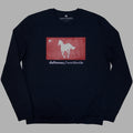 Official Licensed Deftones 'Star & Pony' Sweatshirt - Unisex Navy Blue Front Print