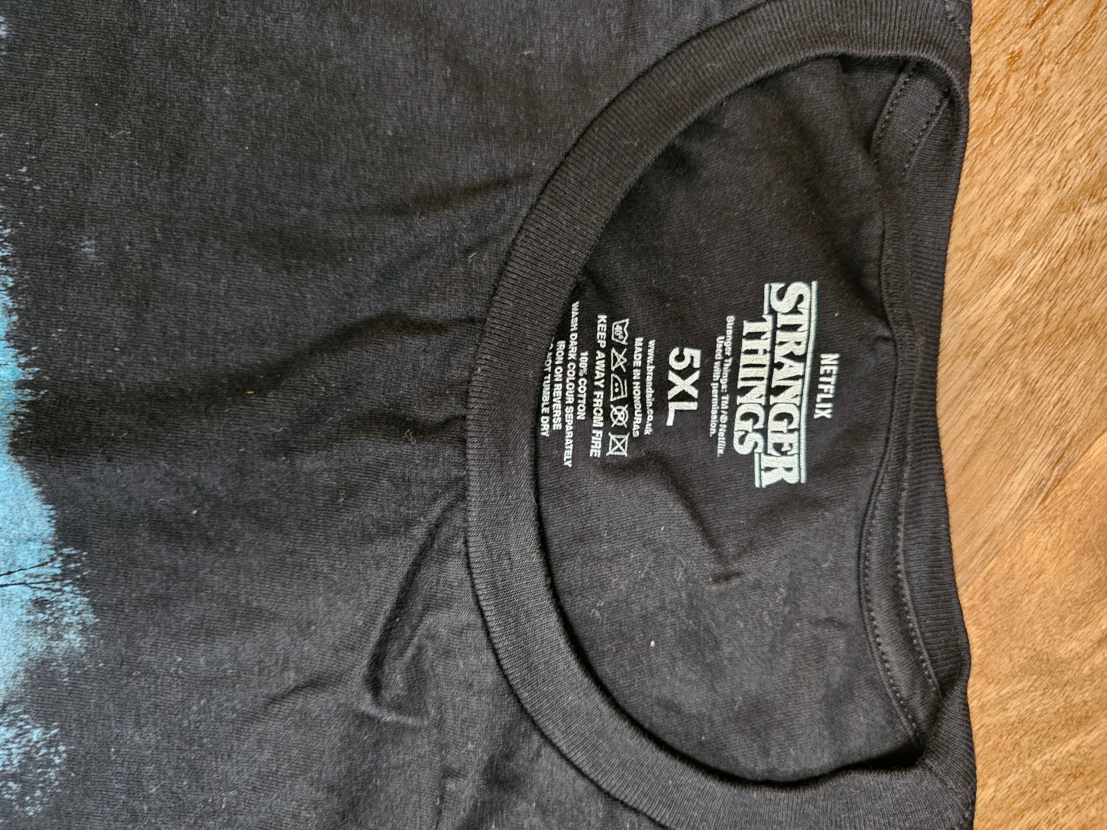 Official Stranger Things Merch Upside Down T-Shirt