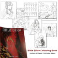 Official Licensed Billie Eilish 'Billie' Colouring Book - 20 Pages Official Merch