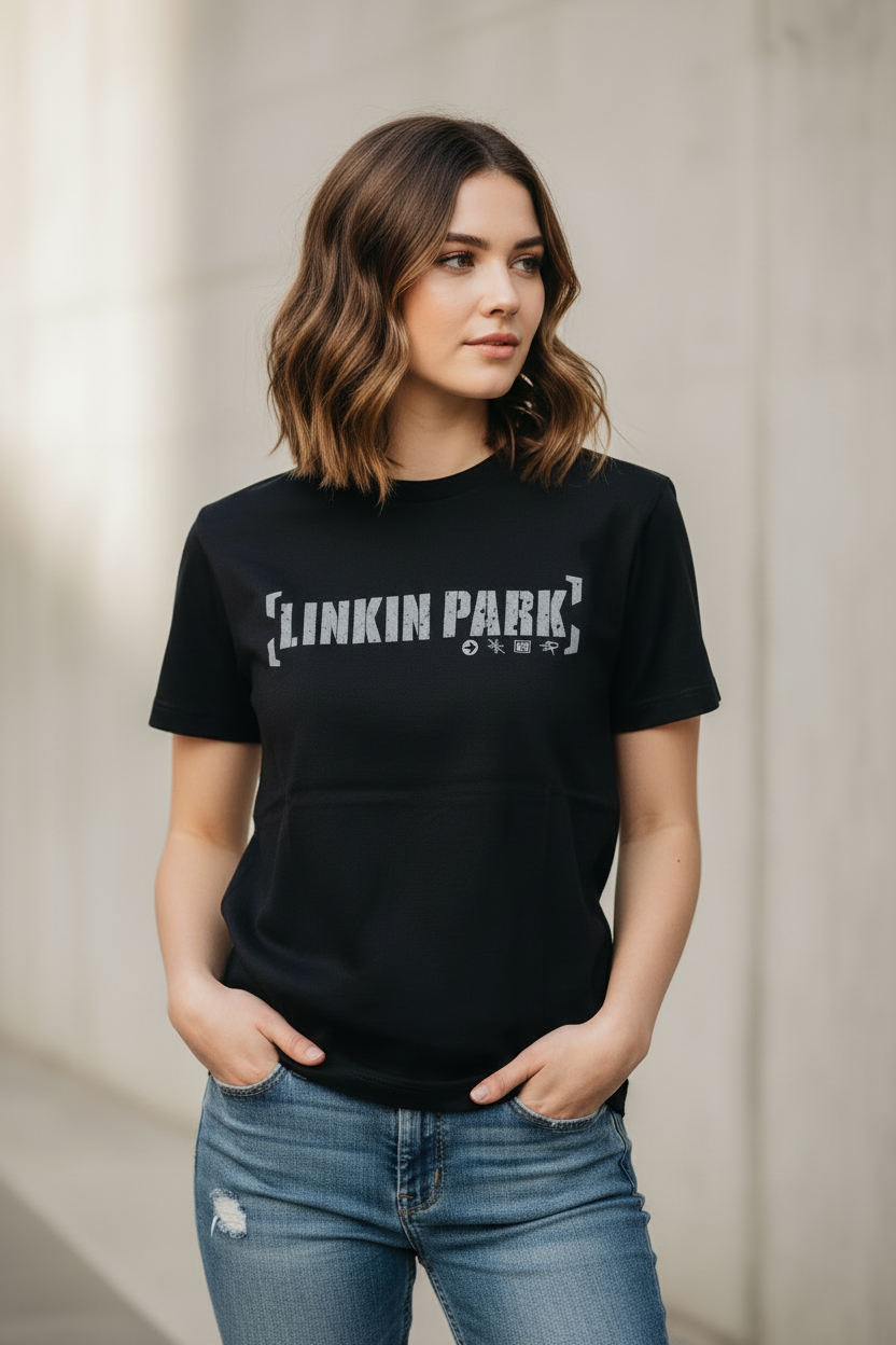 Linkin Park Brackets Logo T-Shirt