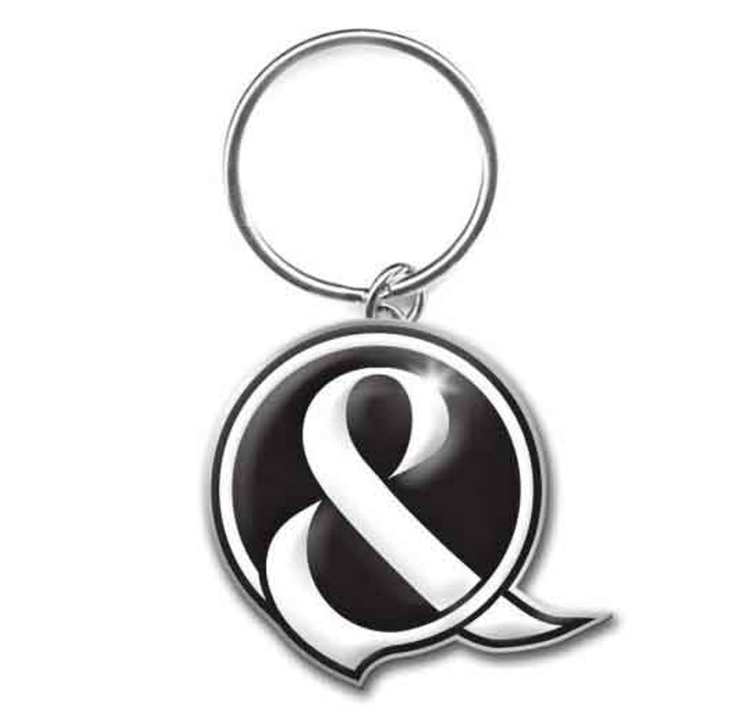 Of Mice & Men 'Ampersand' Keychain – Official Licensed Die-Cut Enamel Infill Metal Keyring