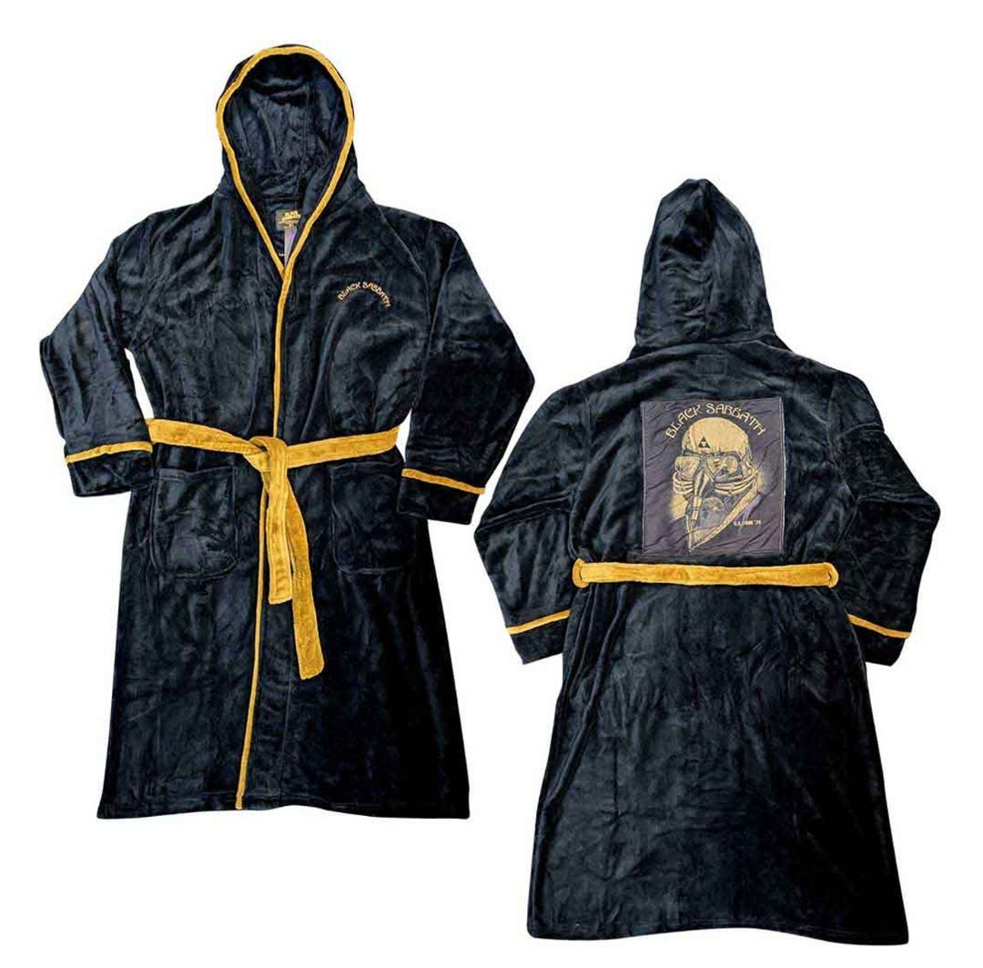 Official Black Sabbath 'US Tour 78 Avengers' Bathrobe - Doom Christmas Gift! | Metal