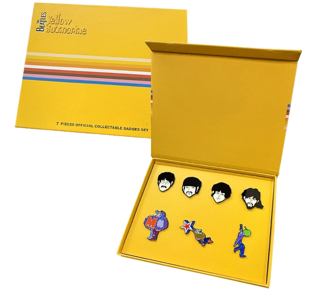The Beatles - Yellow Submarine Characters Mini Pin Badge Set (Official Licensed)