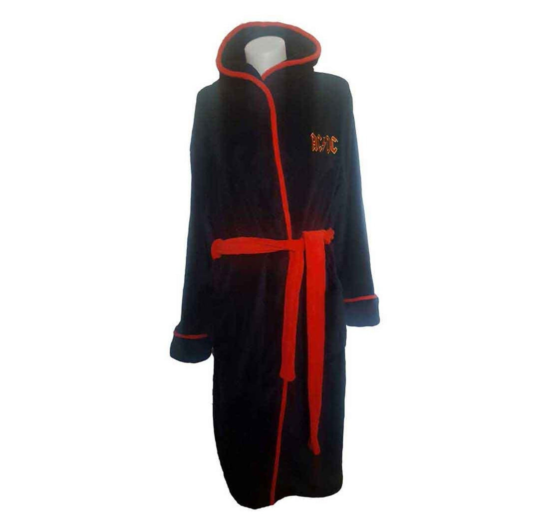 Official AC/DC Ultimate High-Voltage Lounge Bundle – Zebra Pyjama Set + Dressing Gown
