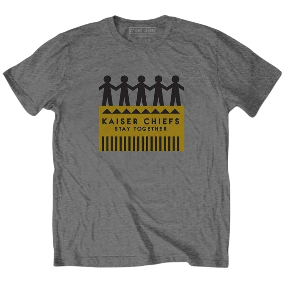 Official Licensed Kaiser Chiefs 'Paper Dolls' T-Shirt - Unisex Grey Front Print