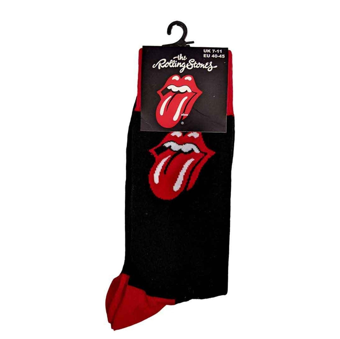 Official Rolling Stones 'Classic Tongue' Ankle Socks - UK 7-11 Lick! | Rock Gift