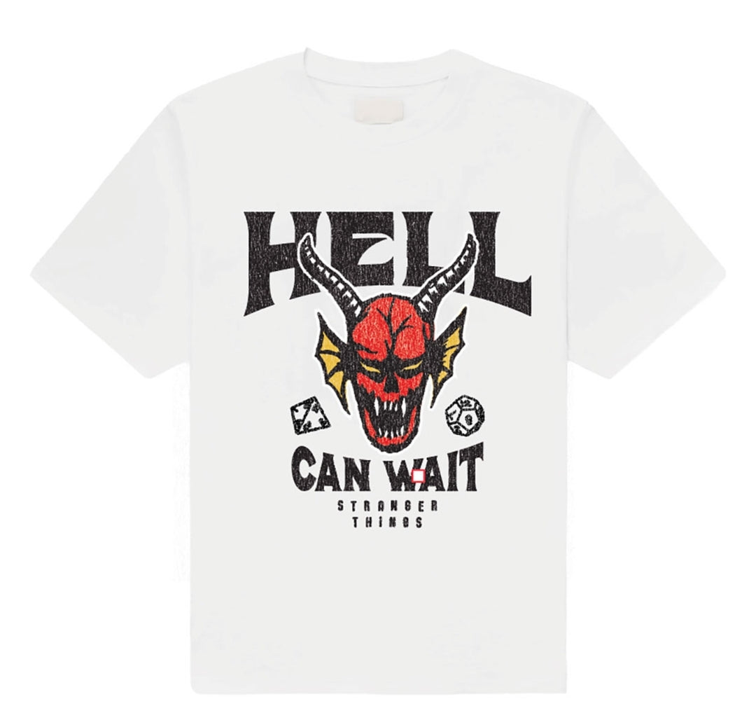 Official Stranger Things Hell Can Wait Hellfire Tee | Netflix