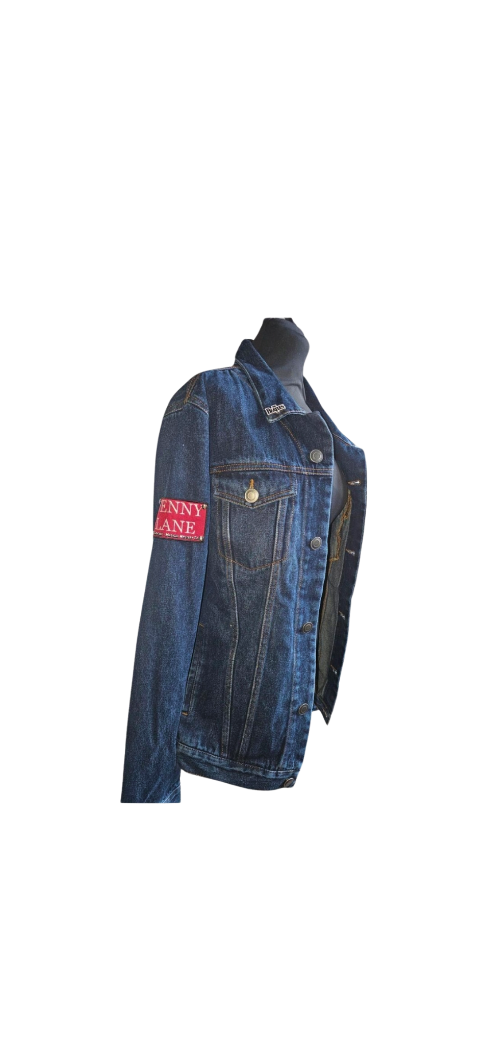 Custom The Beatles Denim Jacket - Size L