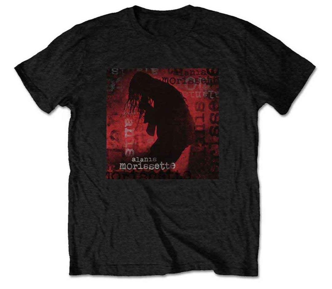 Official Alanis Morissette Ironic Silhouette T-Shirt – Black (Unisex)