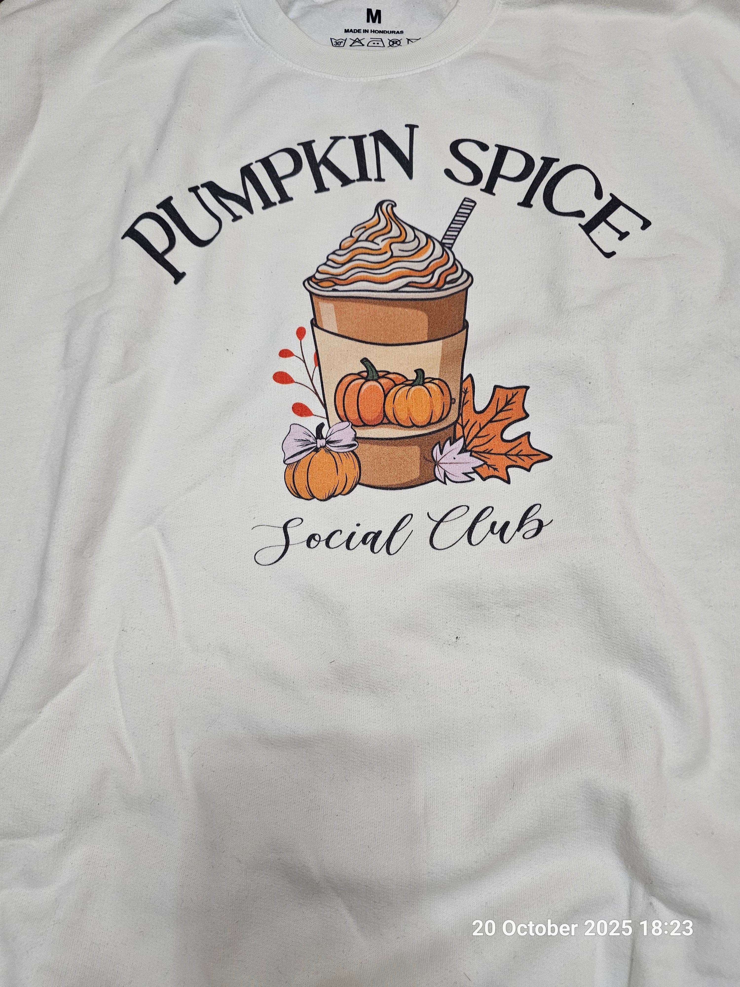 Official Merch Pumpkin Spice Latte Jumper