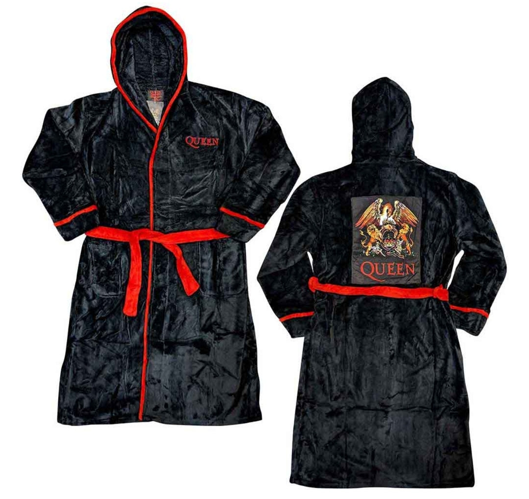 Official Queen 'Classic Crest' Bathrobe - Royal Gift! | Rock