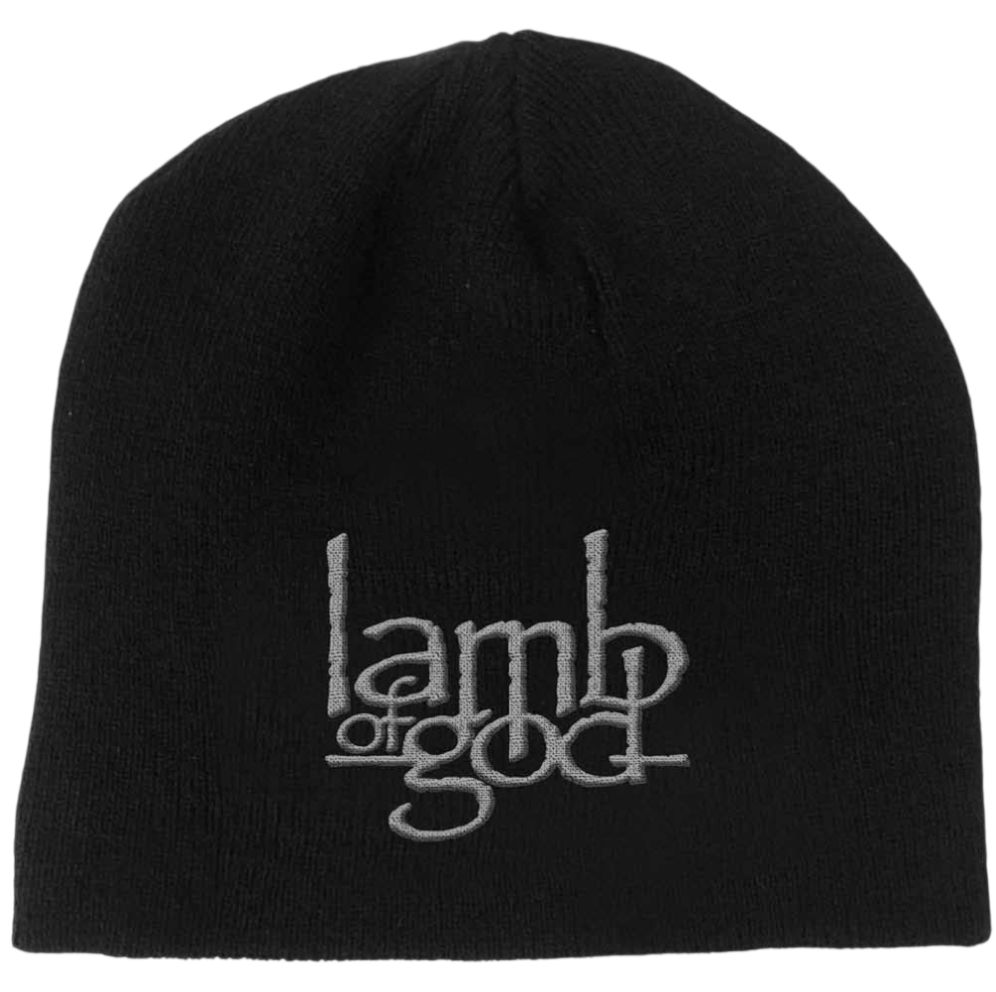 Lamb Of God ‘Logo 2’ Black Beanie – Official Licensed Unisex Hat
