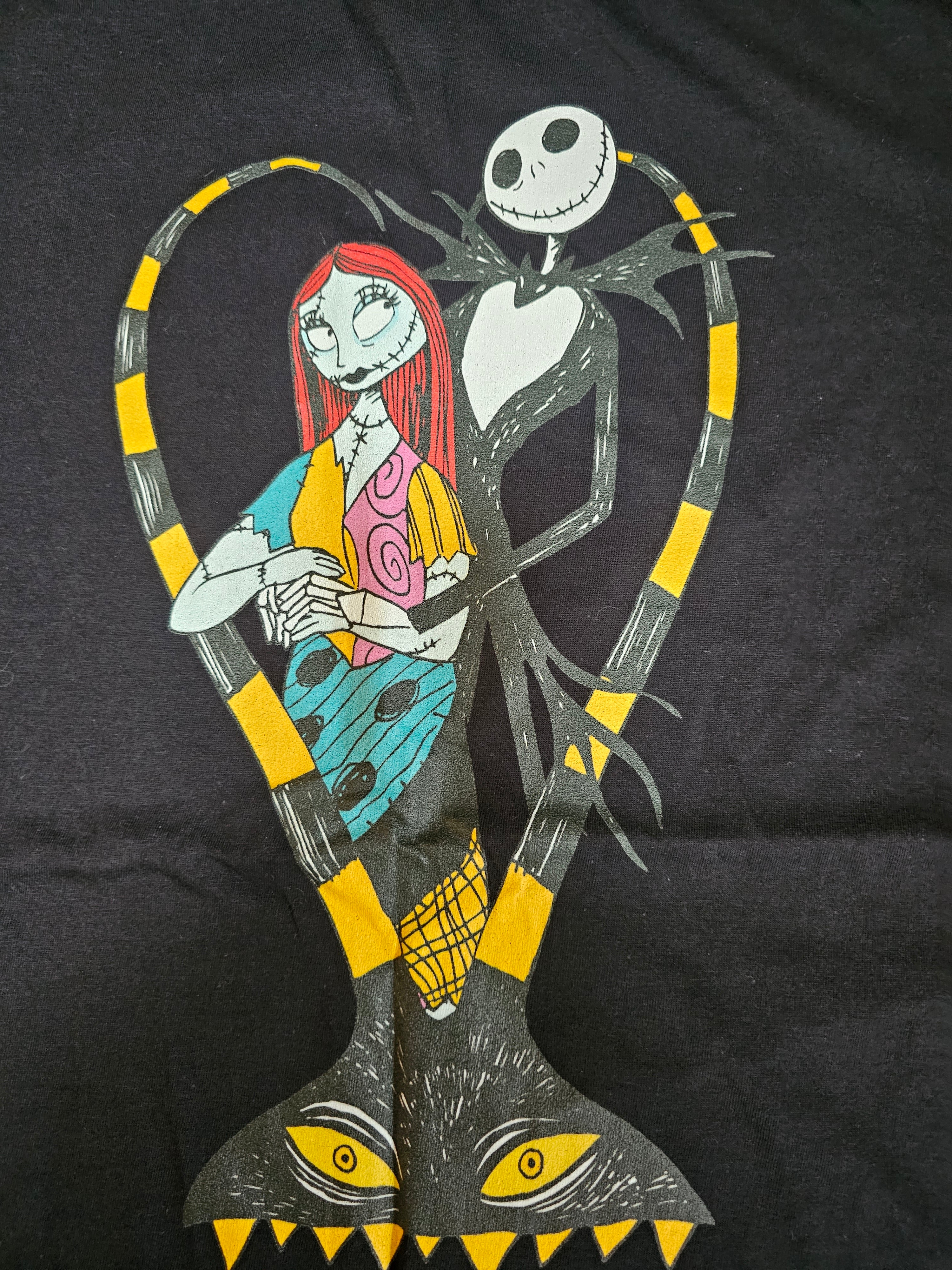 Official Disney The Nightmare Before Christms Jack & Sally T-Shirt