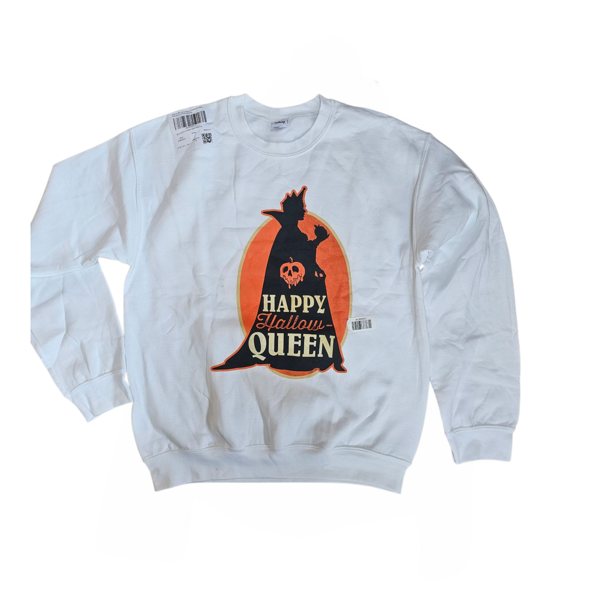 Official Disney Character Merch Happy Hallow Queen Pumpkin Halloween Jumper