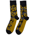 Official Licensed Wu-Tang Clan 'Logos Yellow' Ankle Socks - Yellow Repeating Wu Shield Design
