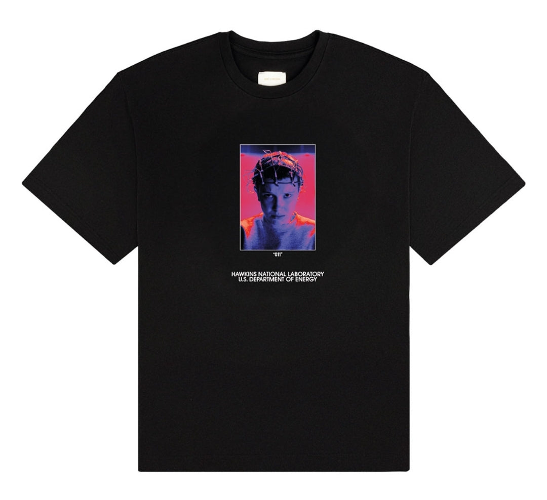 Official Stranger Things Hawkins Lab Eleven 011 Tee | Netflix