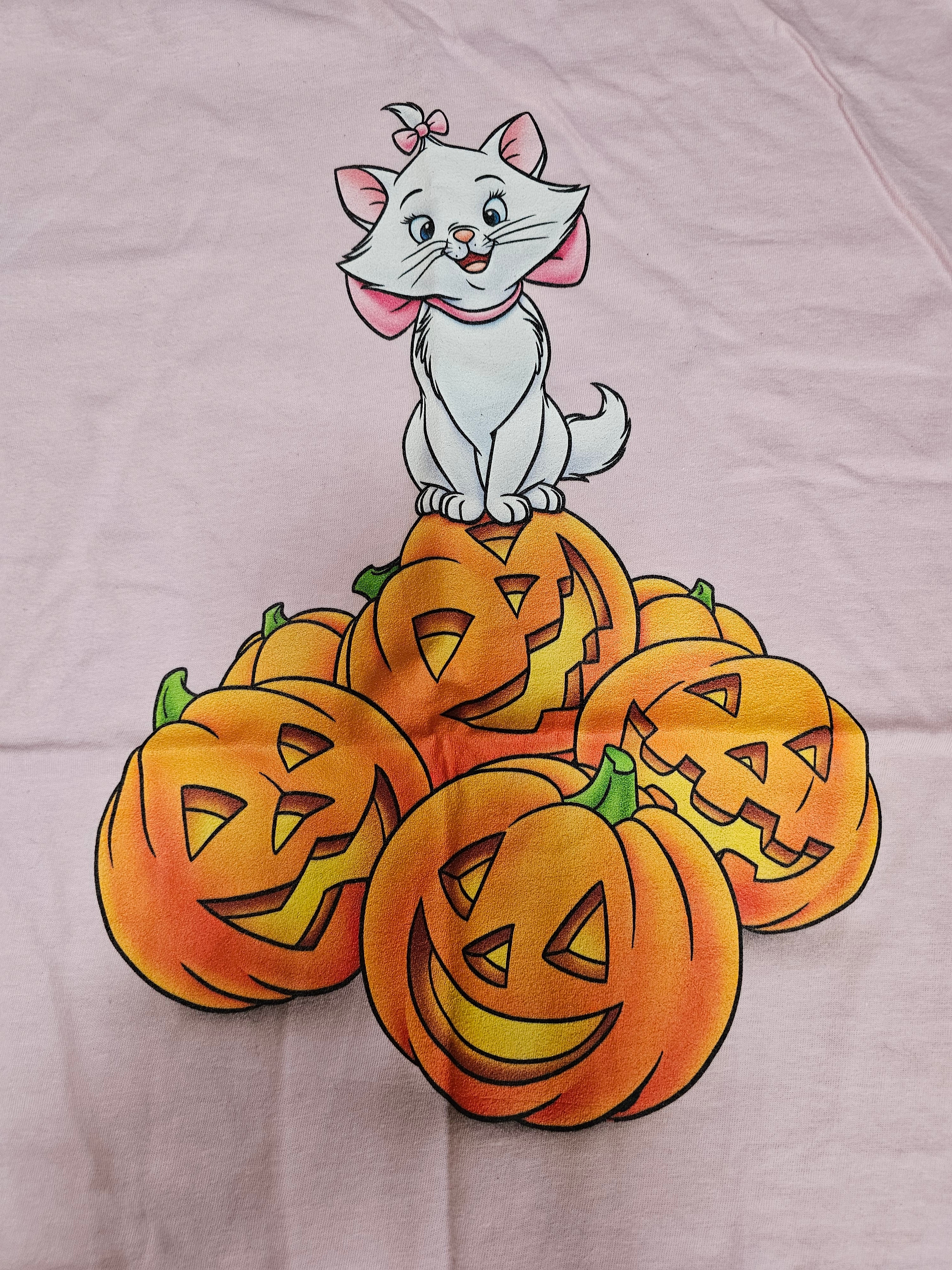 Official Disney Aristocats Pumpkin Halloween T-Shirt