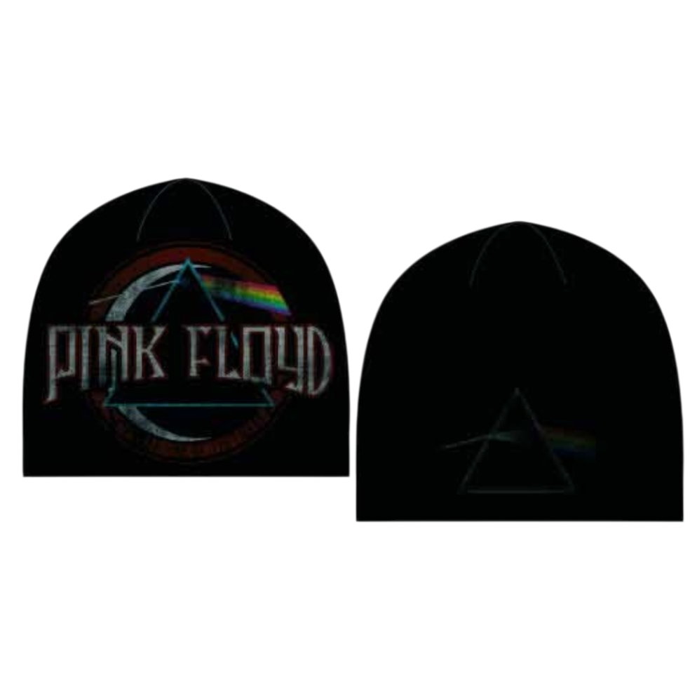 Pink Floyd ‘Dark Side of the Moon’ Black Beanie – Official Licensed Unisex Hat