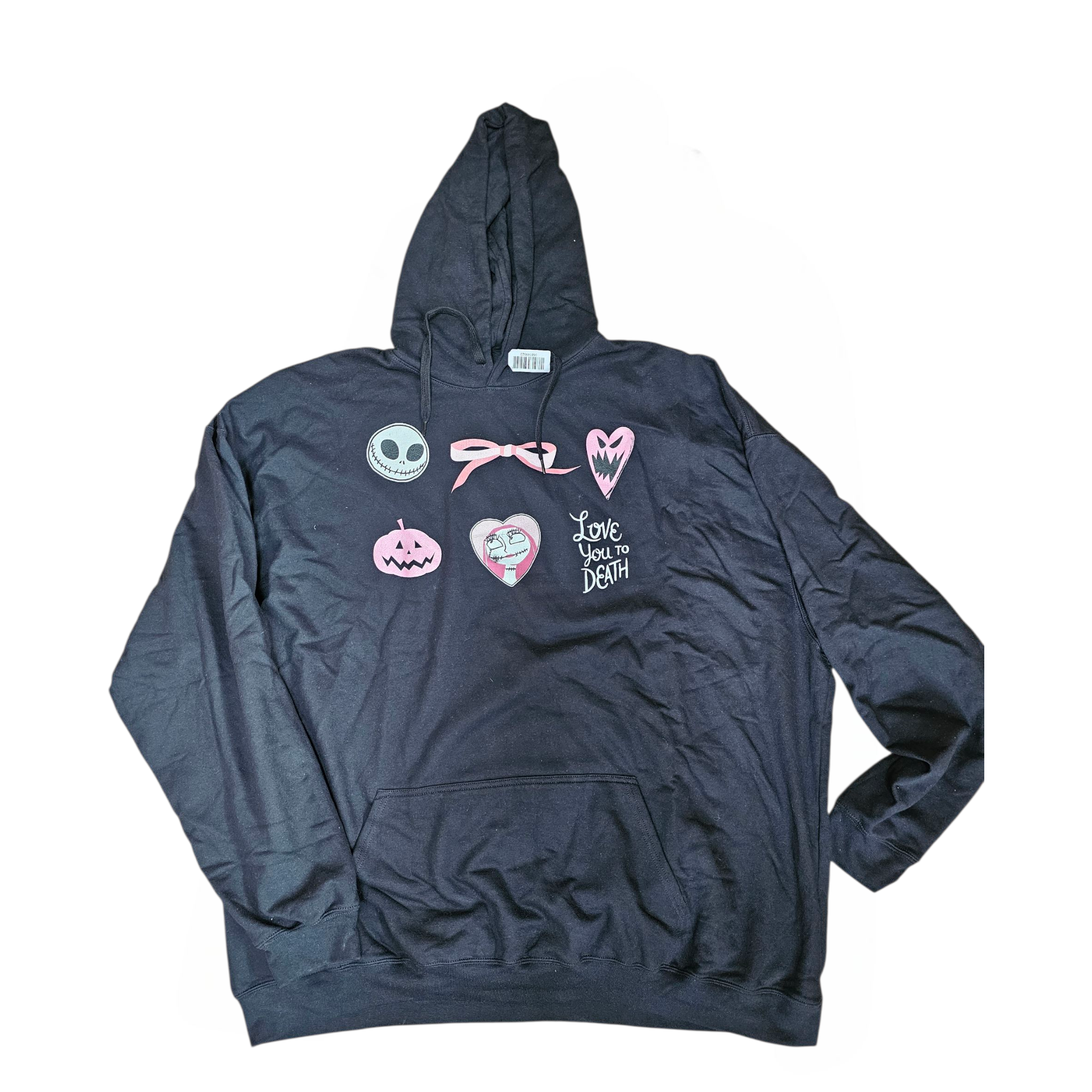 Official Disney The Nightmare Before Christmas Love you to Death Hoodie