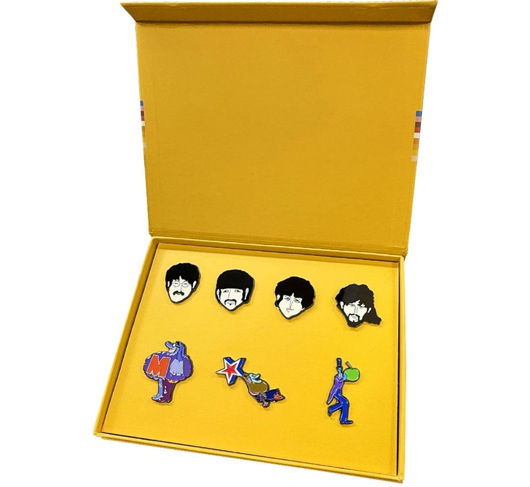 The Beatles - Yellow Submarine Characters Mini Pin Badge Set (Official Licensed)