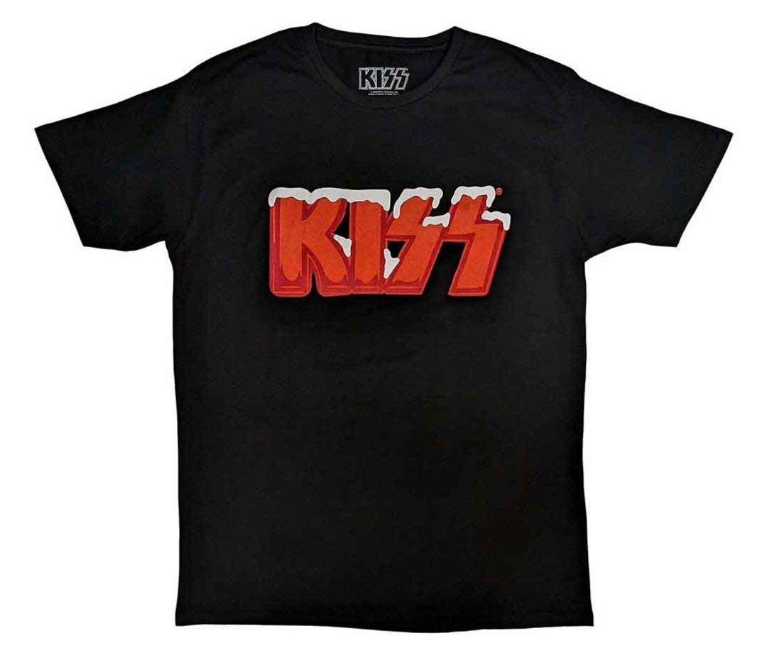 KISS - Holiday Logo T-Shirt Black (Official Licensed)