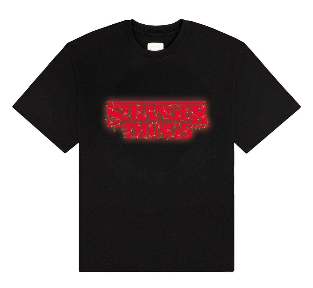 Official Stranger Things Deck Christmas Signs Tee | Netflix
