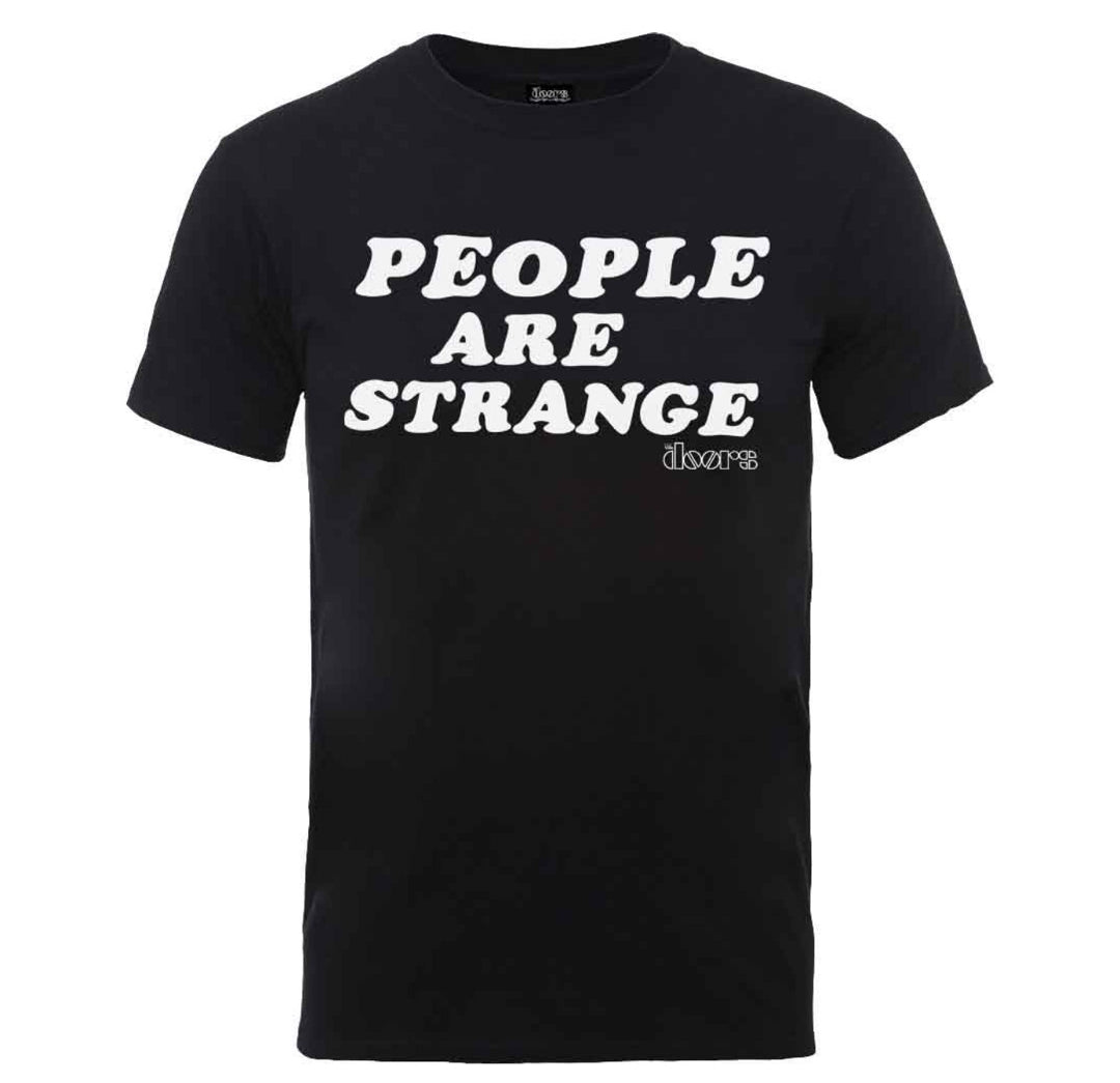 Official The Doors People Are Strange T-Shirt – Black