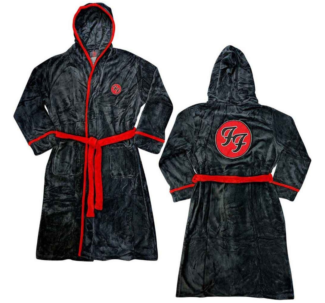Official Foo Fighters 'FF Logo' Bathrobe - Everlong Gift! | Rock