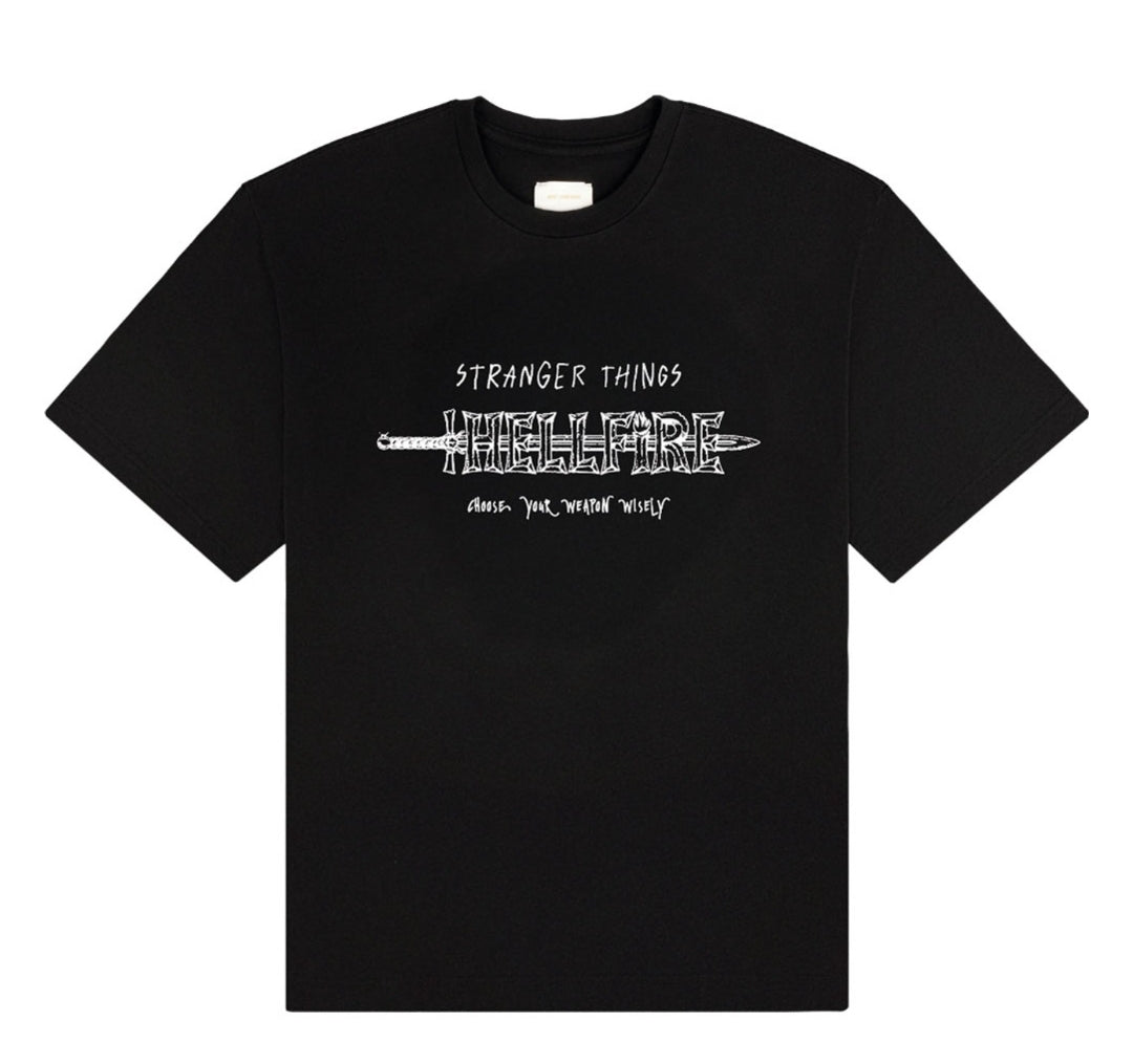 Official Stranger Things Hellfire Choose Your Weapon Tee | Netflix