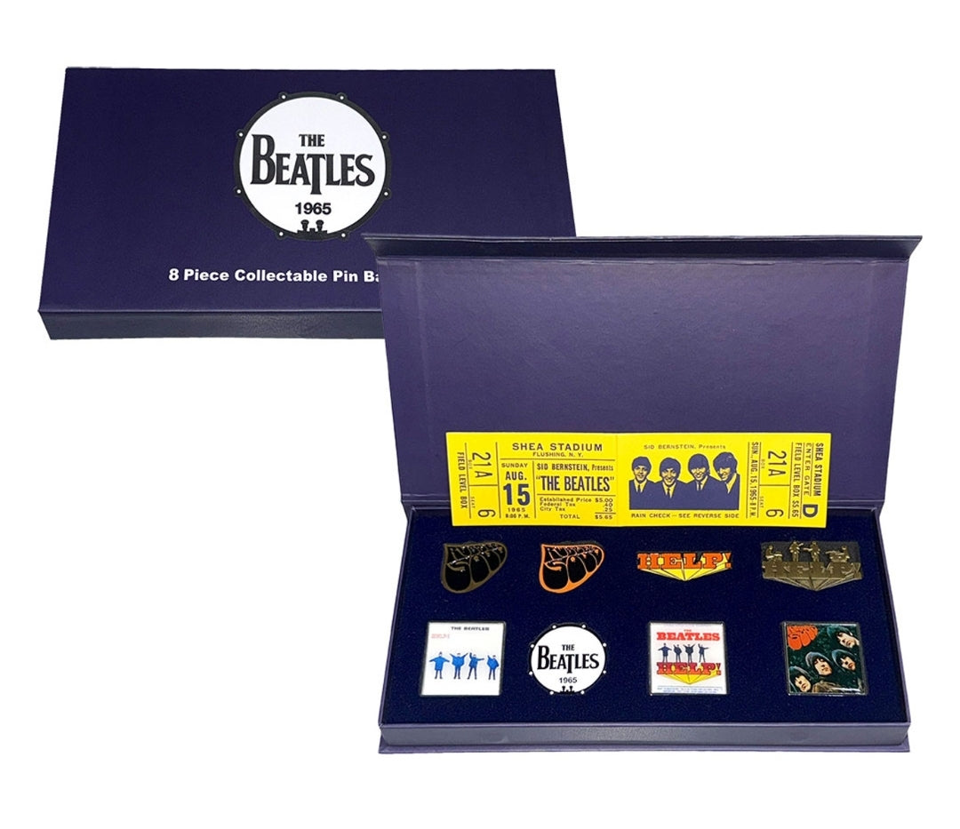 The Beatles - 1965 Vintage Pin Badge Set (Official Licensed)