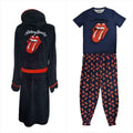 Official Rolling Stones Ultimate Lounge Bundle – Tongue Pyjama Set + Dressing Gown