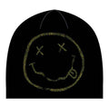 Official Nirvana Happy Face Black Beanie Hat