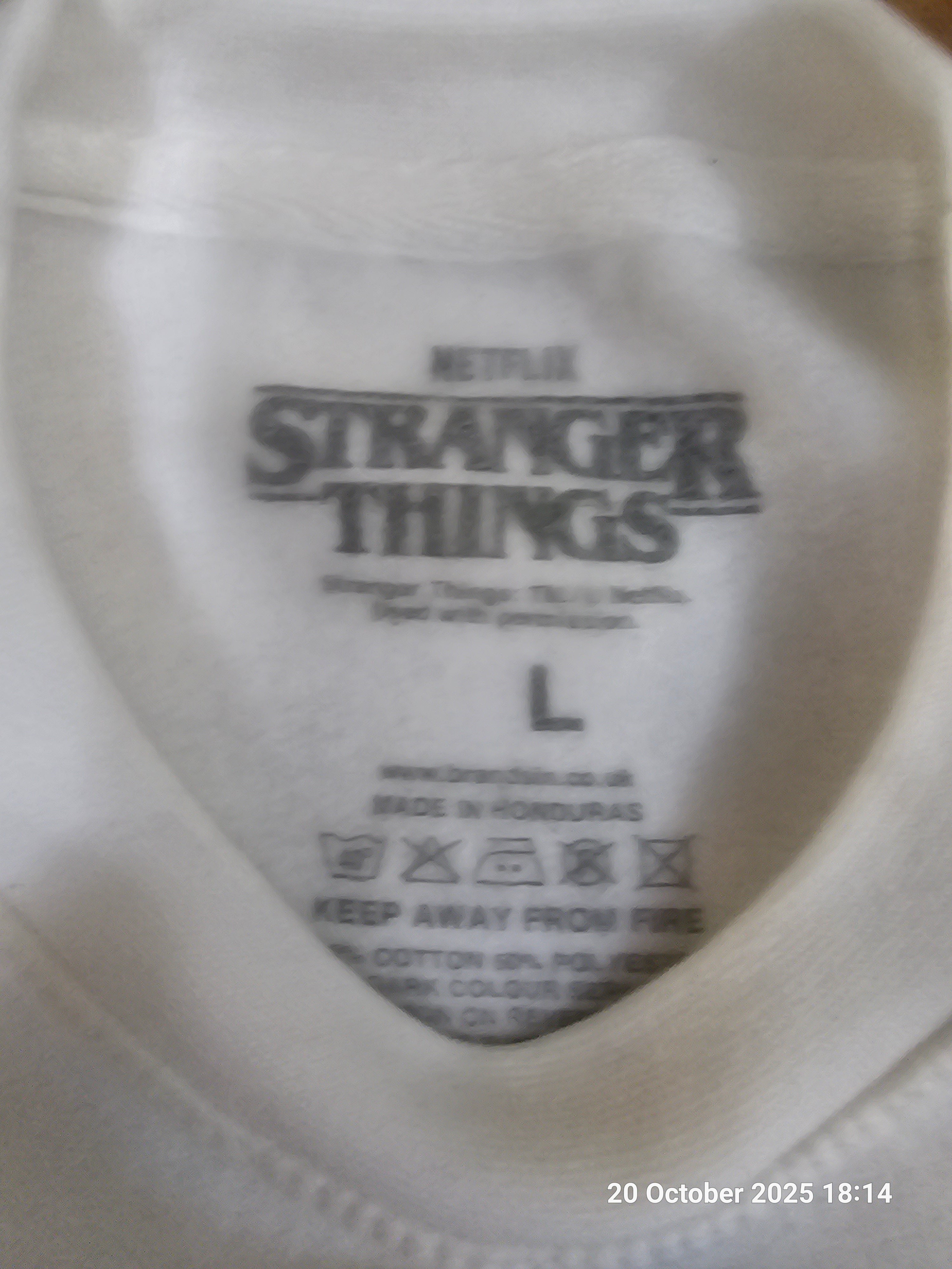 Official Stranger Things Seasons Eatings Hand-Tossed Van Tee | Netflix