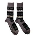 Official AC/DC 'Back In Black' Ankle Socks - UK 7-11 Thunder! | Rock Gift
