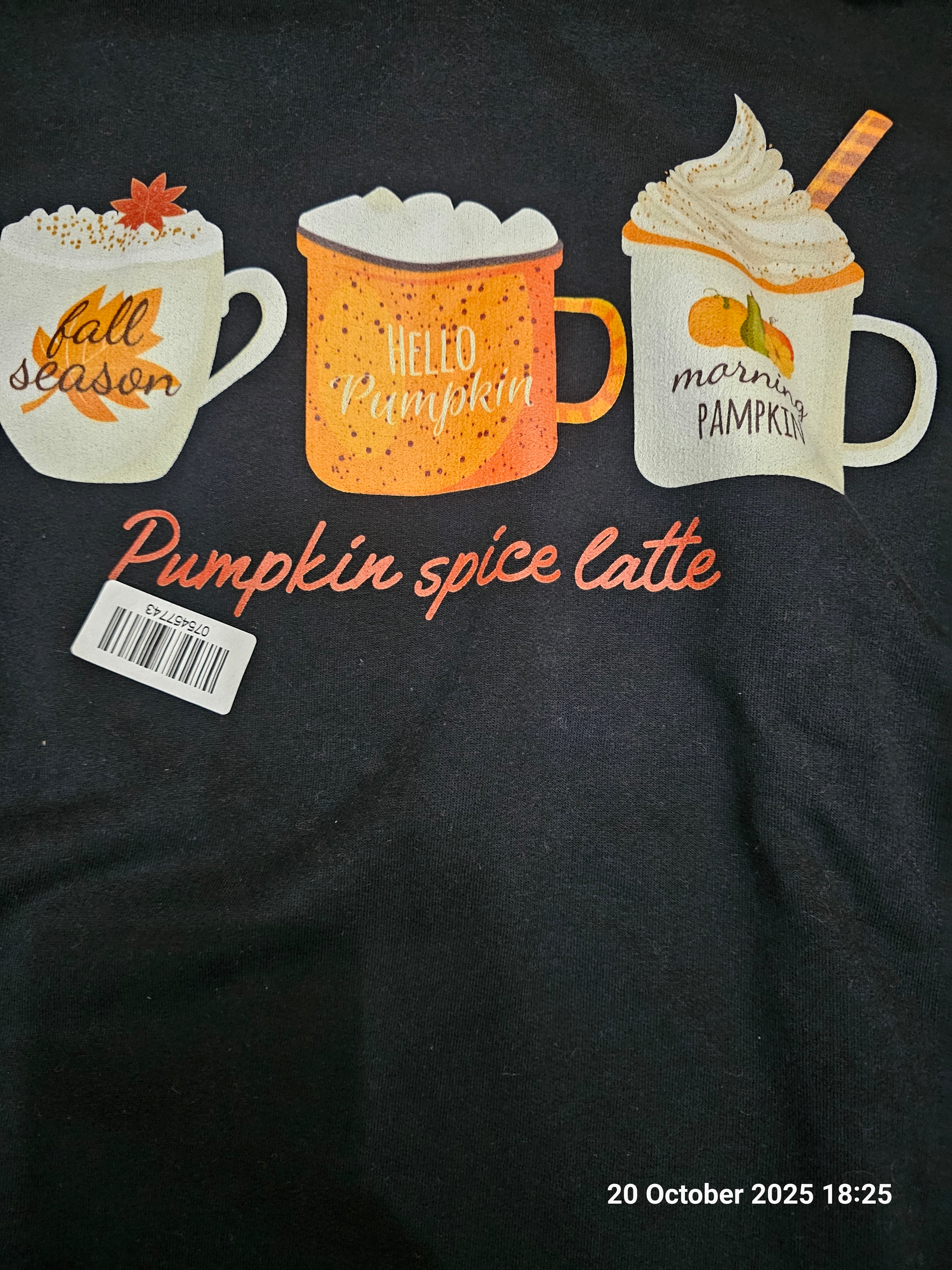 Official Merch Pumpkin Spice Latte Hoodie