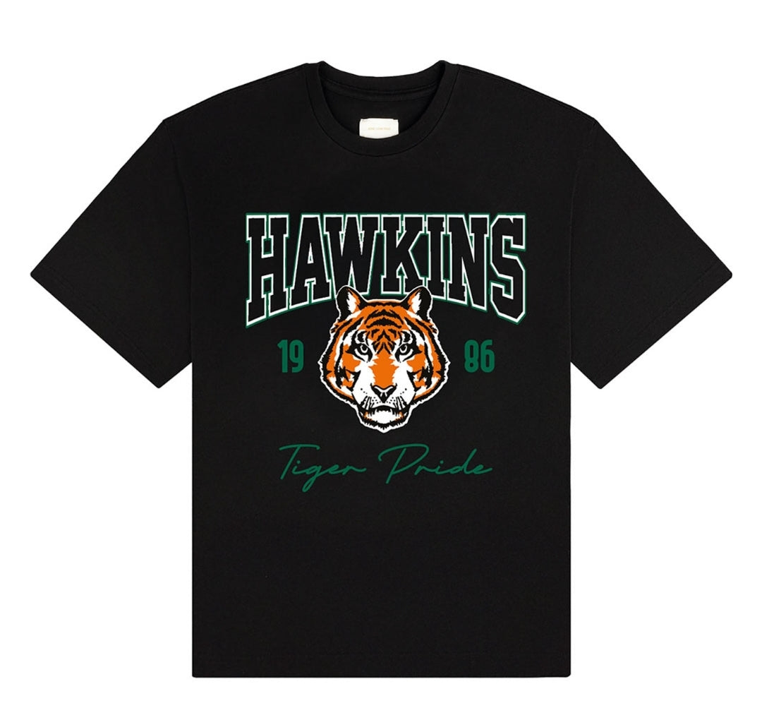 Official Stranger Things Hawkins High Tiger Pride Tee | Netflix