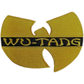 Official Licensed Wu-Tang Clan 'Logo' Woven Patch - Iron-On Black Shield Design