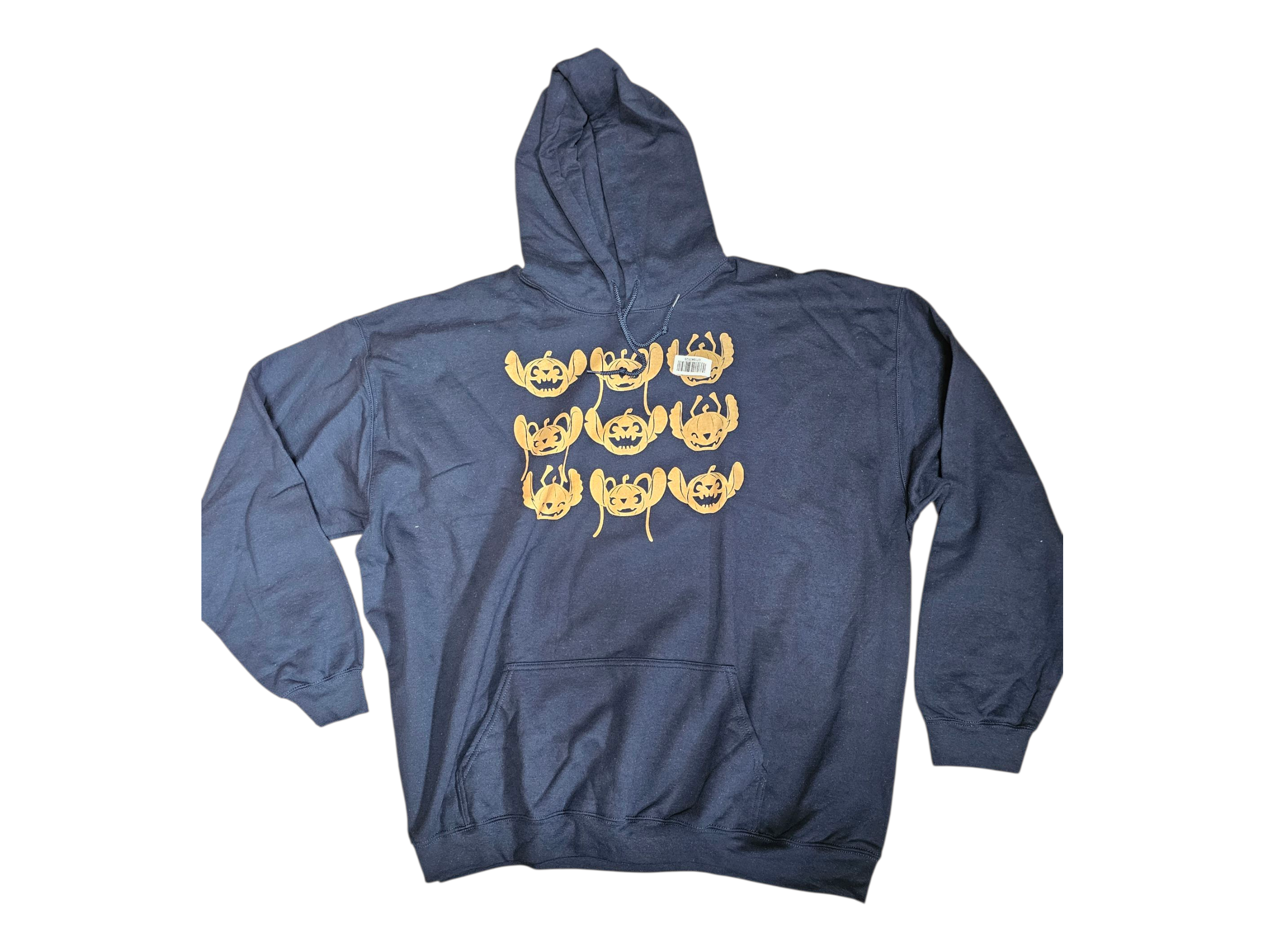 Official Disney Stitch Pumpkin Halloween Hoodie - Plus Size