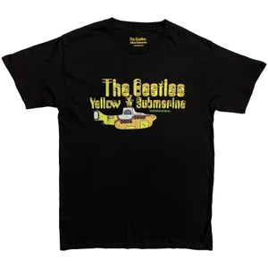 The Beatles - Nothing Is Real (Yellow Submarine 1968) T-Shirt Black (Official Licensed)