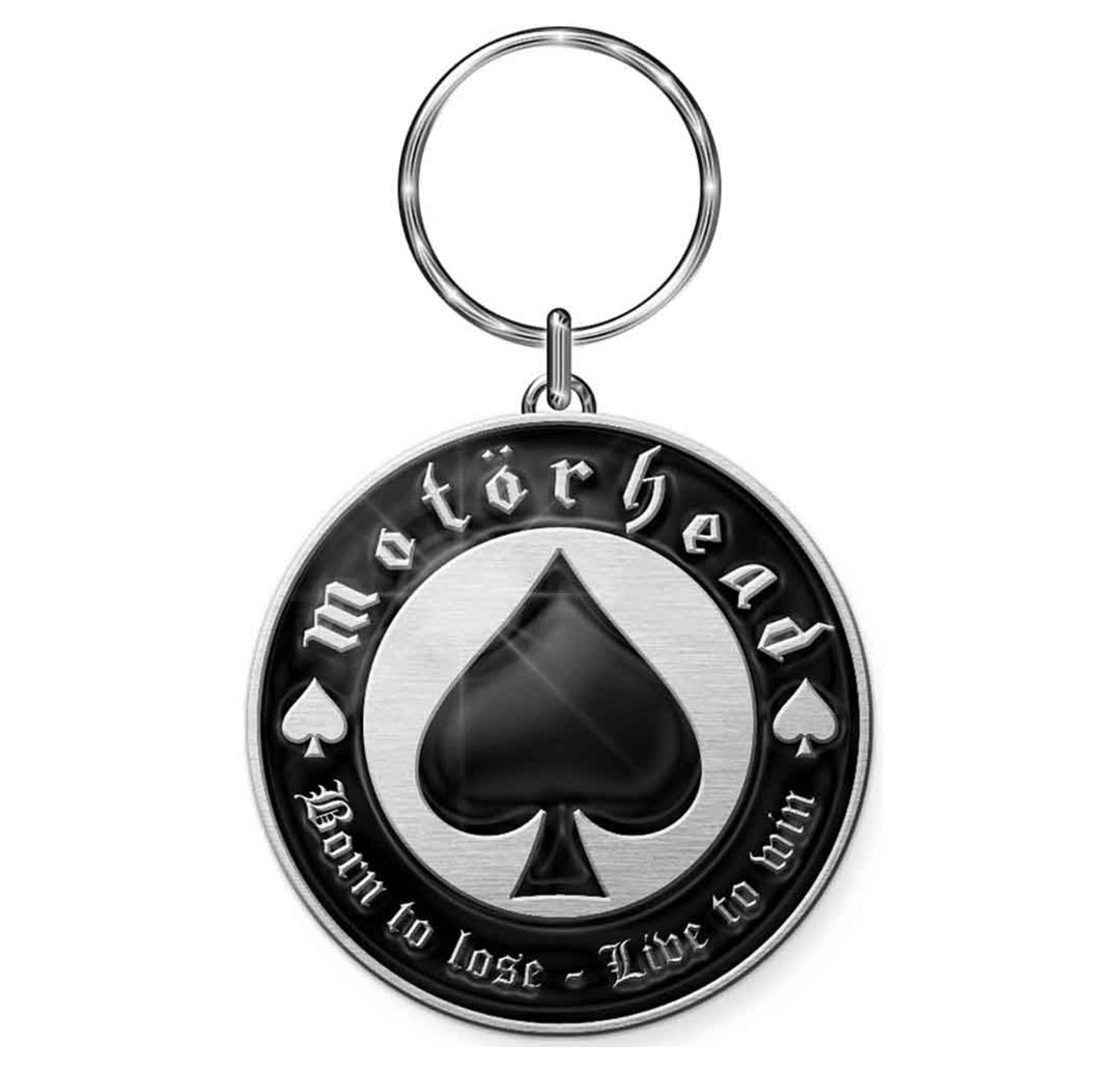 Motörhead 'Born To Lose' Keychain – Official Licensed Enamel Infill Metal Keyring