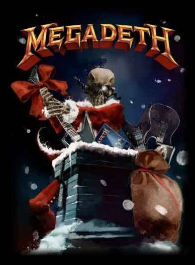 Megadeth - Santa Vic Chimney T-Shirt Black (Official Licensed)